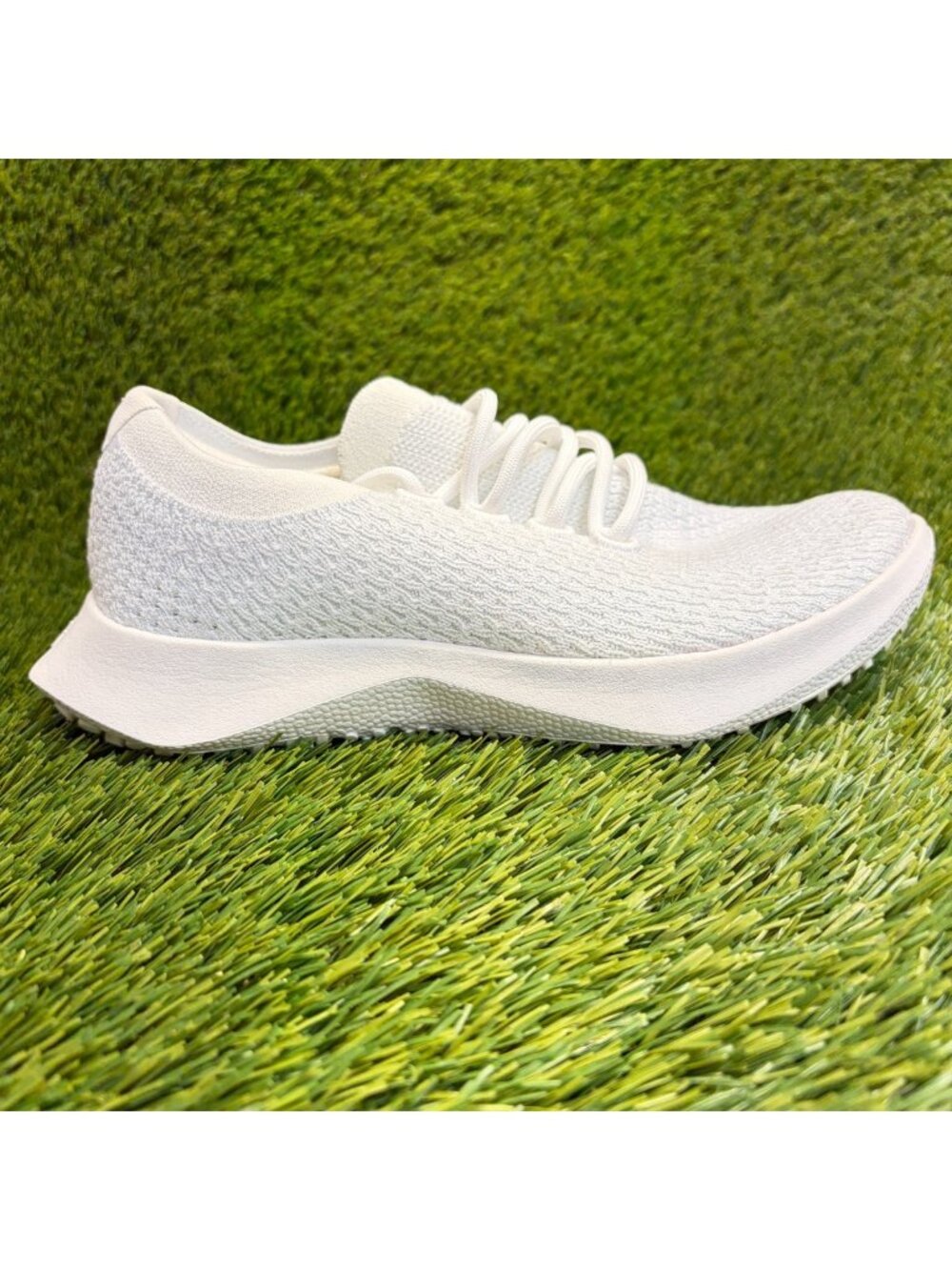 Allbirds Tree Dasher 2 Womens Size 7 White Athletic Running Knit Shoes Sneakers